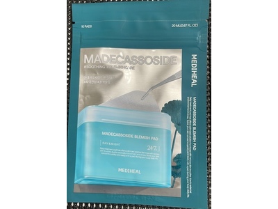 Mediheal Madecassoside Blemish Pad, 0.67 fl oz/20 mL, 10 Count