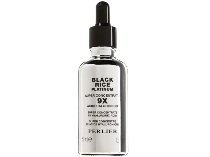 Perlier Black Rice Platinum Super Concentrate 9x Hyaluronic Acid Gel, 1.6 fl oz/50 mL