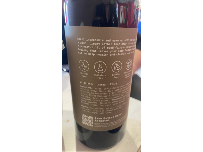 Papatui Refreshing Body Wash, Lush Coconut, 28 fl oz/828 mL