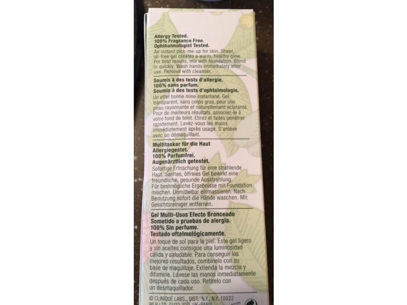 Clinique Sun-Kissed Face Gelee Complexion Multitasker, Universal Glow, 1 fl oz/30 ml