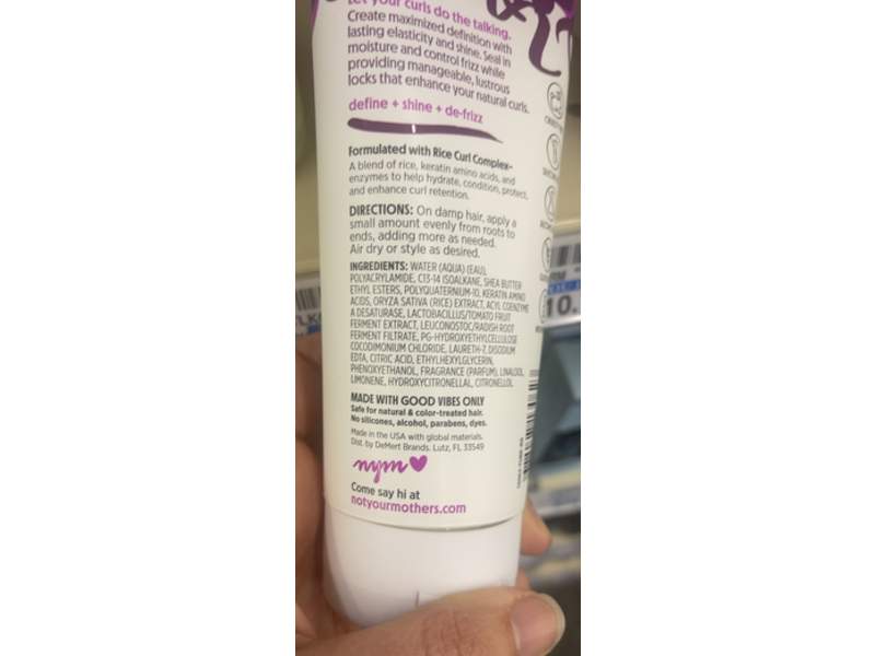 Not Your Mother's Defining Curl Talk Cream, 6 fl oz/177 mL