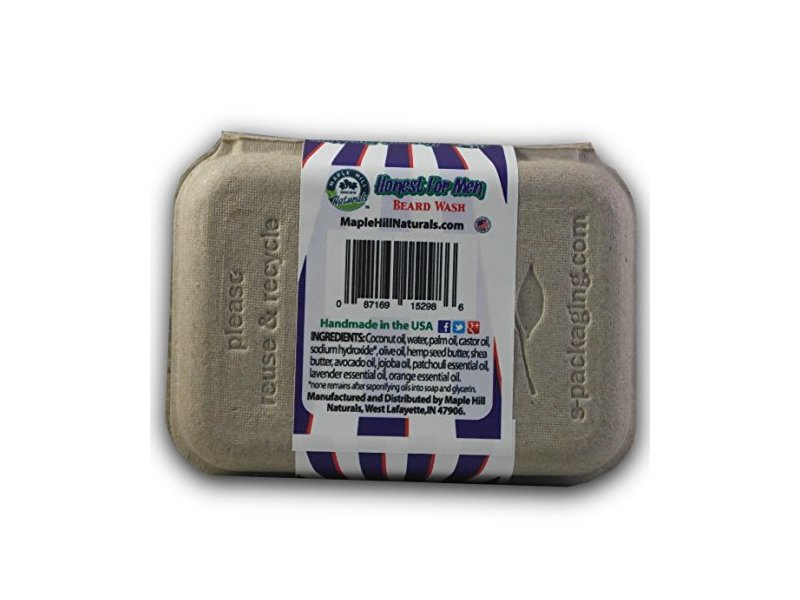 Maple Hill Naturals Honest for Men Beard Wash, Original Scent, 4 oz/113 g