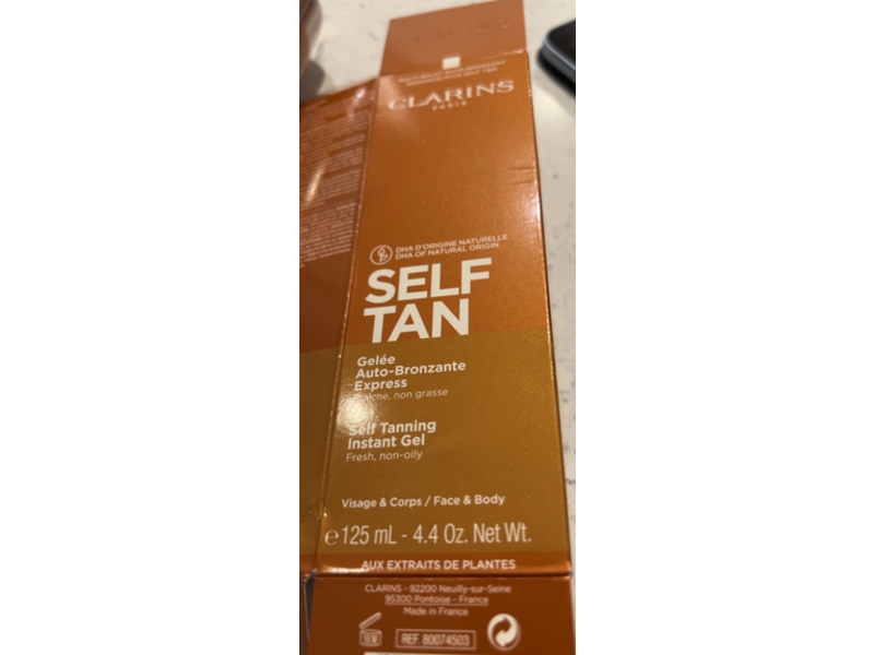 Clarins Face & Body Self Tanning Instant Gel, 4.4 oz/125 mL