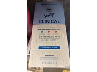 Secret Clinical Hyaluronic Acid Soft Solid Antiperirant & Deodorant, 2.6 oz/73 g - thumbnail 2