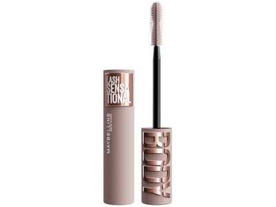 Maybelline New York Lash Sensational Body Washable Mascara, 902 Blackest Black, 0.24 fl oz