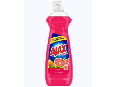 Ajax Ultra Bleach Alternative Dish Liquid, Grapfruit, 12.4 fl oz/366 mL