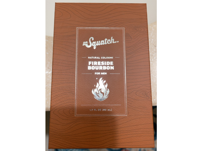 Dr. Squatch Natural Cologne, Fireside Bourbon, 1.7 fl oz/50 mL