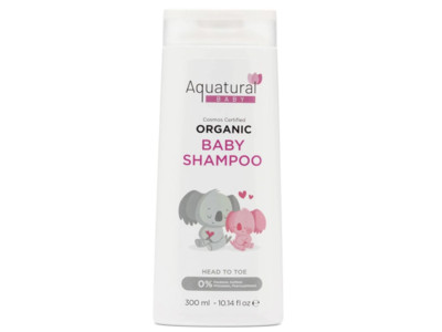Aquatural Organic Baby Shampoo, 10.14 fl oz/300 mL