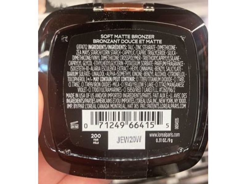 L'Oreal Paris Infallible Fresh Wear Bronzer, 200 Pair Pals, 0.31 oz/9 g