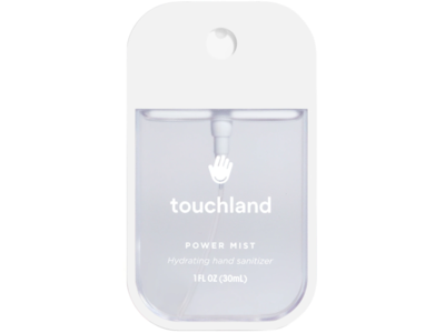 Touchland Hydrating Hand Sanitizer Power Mist, Rain Water, 1 fl oz/30 mL