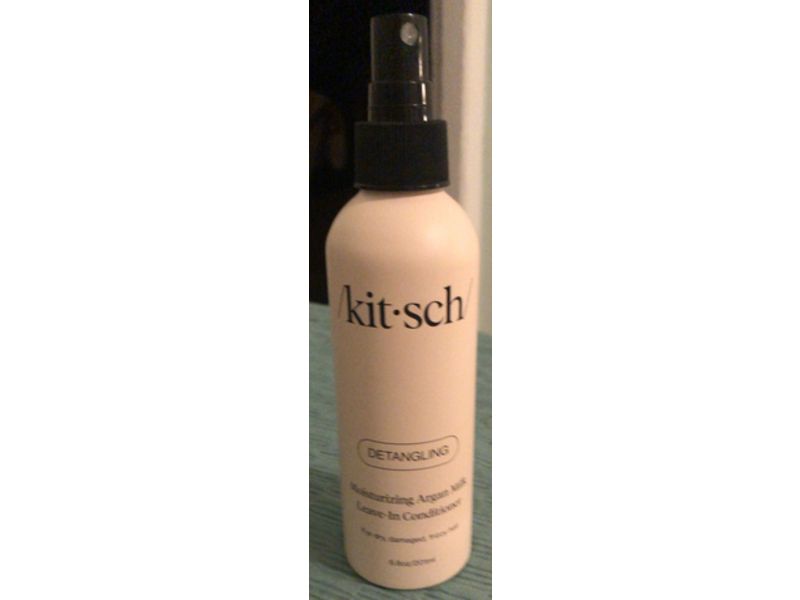 Kitsch Detangling Moisturizing Leave-In Conditioner, Argan Milk, 6.8 fl oz/201 mL