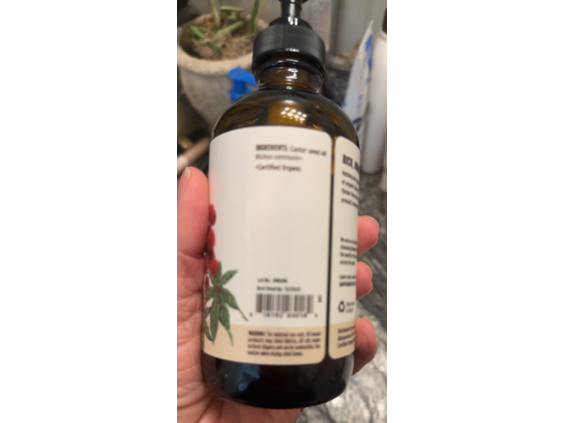 Banyan Botanicals Organic Castor Oil, Pure & Refined, 8 fl oz/236 mL