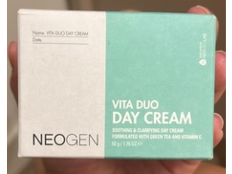 Neogen Vita Duo Day Cream, Green Tea & Vitamin C, 1.76 oz/50 g