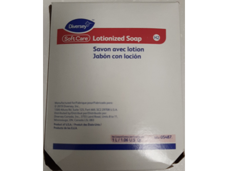 Diversey Soft Care Lotionized Soap, 1.06 oz/1 L, Pack Of 12