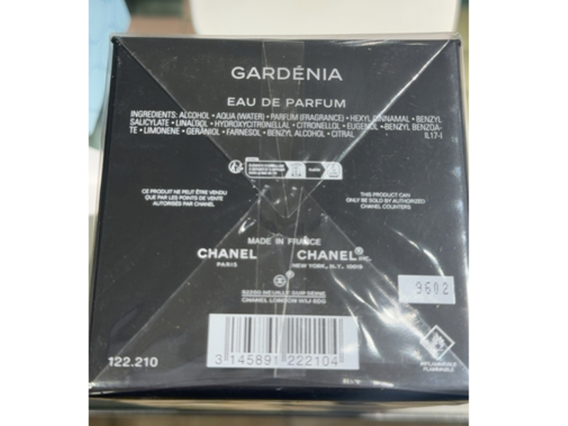 Chanel Eau De Parfum, Gardenia, 200 mL