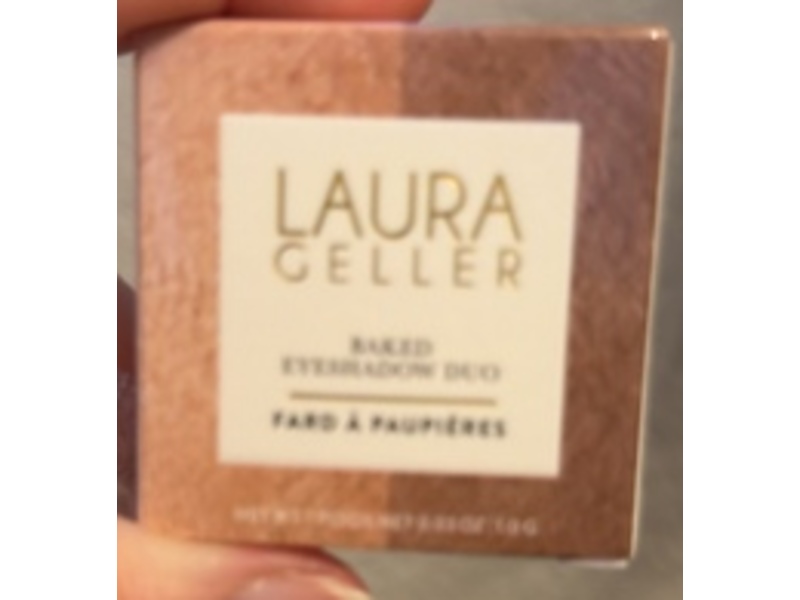 Laura Gelle Baked Eyeshadow Duo, Sunstone & Almond, 10 g