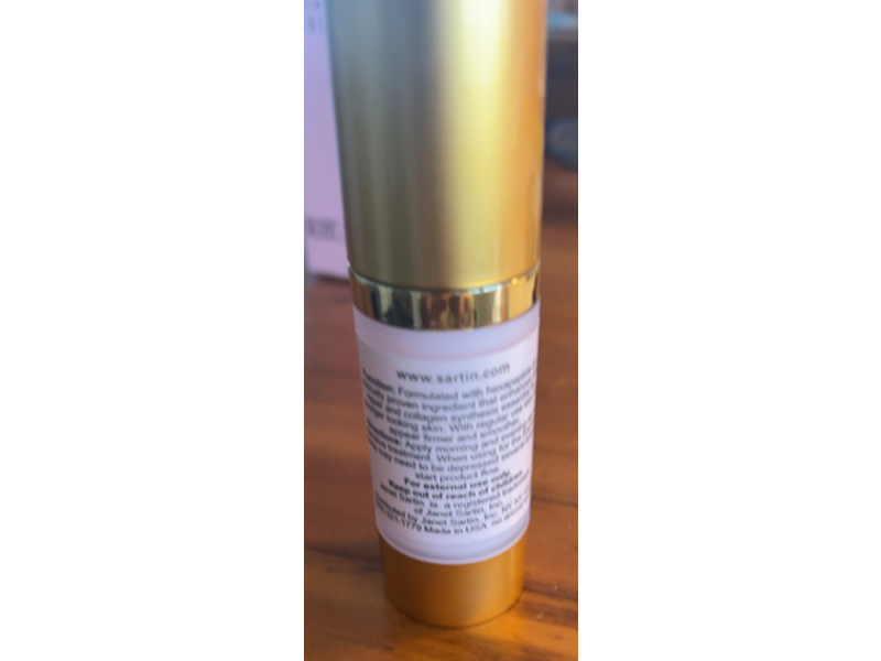 Janet Sartin Advanced Anti Wrinkle Serum, Peptide, 1 fl oz/30 mL