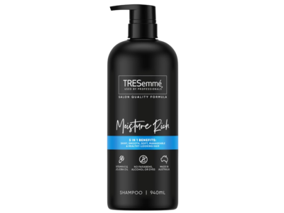 Tresemme Moisture Rich Shampoo, Vitamin E & Jojoba Oil, 940 mL