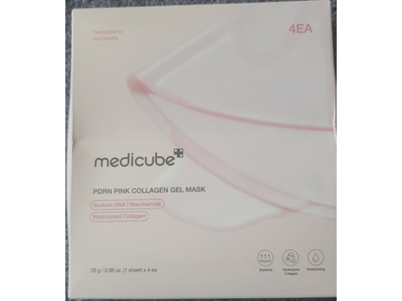 Medicube PDRN Pink Collagen Gel Mask, 0.98 oz/28 g, 4 Count