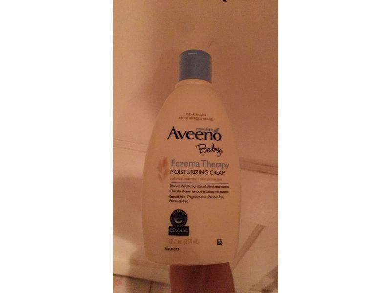 Aveeno Eczema Therapy Moisturizing Cream, 12 oz/354 mL