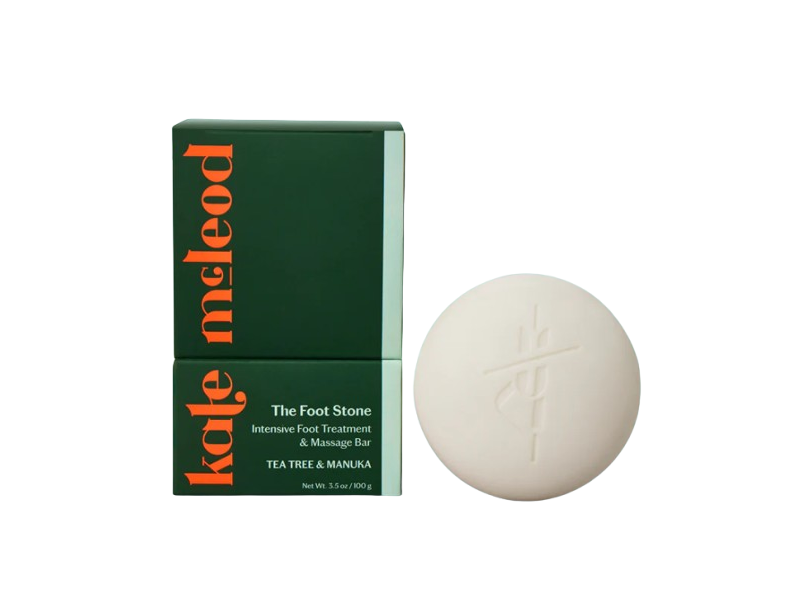 Kate The Foot Stone Intensive Foot Treatment & Massage Bar, Tea Tree & Manuka, 3.5 oz/100 g