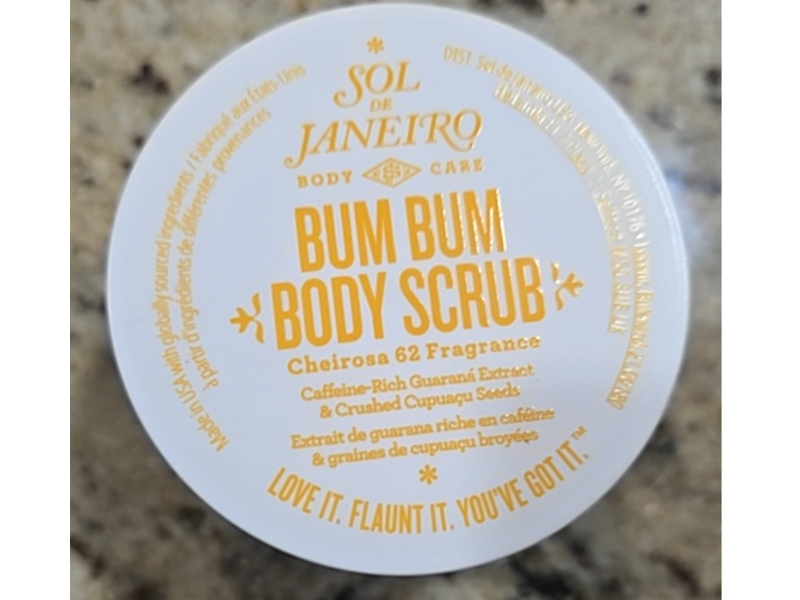 Sol De Janeiro Bum Bum Body Scrub, Cheirosa 32 Fragrance, 2.5 oz/75 g