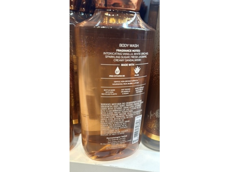 Bath & Body Works Body Wash, Warm Vanilla Sugar, 10 oz/295 mL