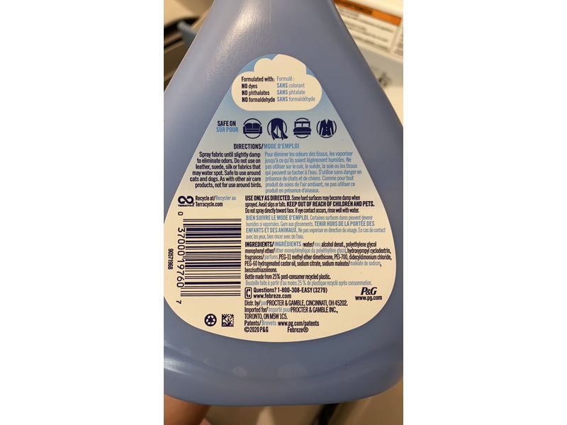 Febreze Fabric Refresher Spring & Renewal, 27 oz/800 ml