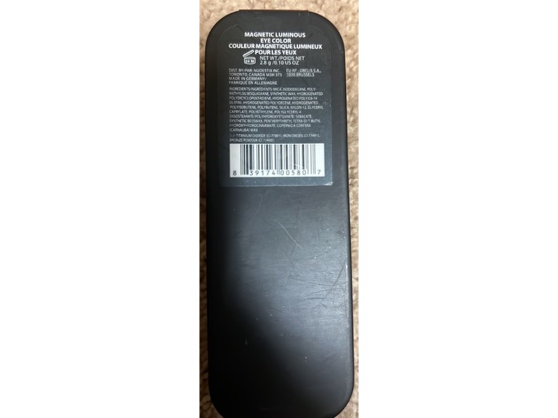 Nudestix Magnetic Luminous Eye Color 4-in-1 Cream Eyeshadow Stick, Copper Foil, 0.10 fl oz/2.8 g