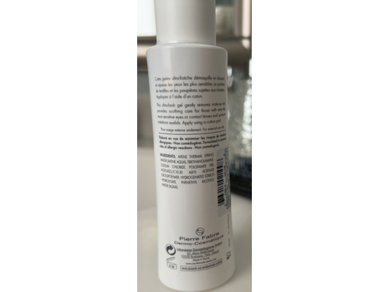 Avene Gentle Eye Make-up Remover, 4.2 fl oz/125 mL