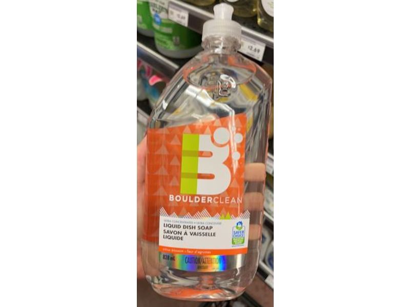 Boulder Clean Liquid Dish Soap, Citrus Blossom, 828 mL