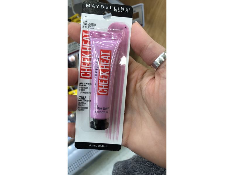 Maybelline Cheek Heat Sheer Gel-Cream Blush, Pink Scorch and Berry Flame, 0.27 fl oz/8 mL
