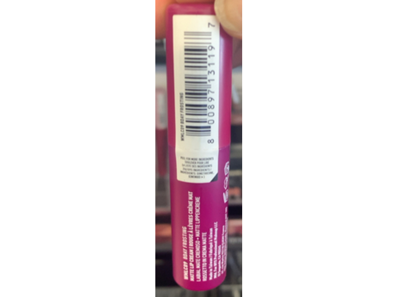 NYX Professional Makeup Smooth Whip Matte Lip Cream, Bday Frosting, 0.13 fl oz/4 mL