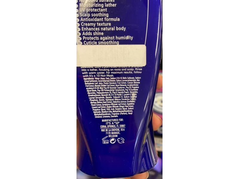 It's A 10 Miracle Moisture Shampoo, 10 fl oz/295.7 mL