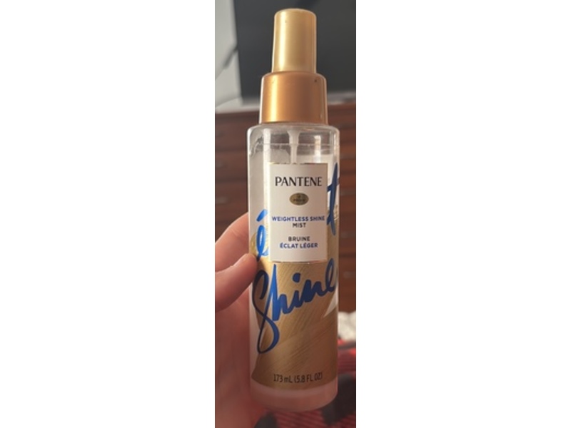 Pantene Weightless Shine Mist, 5.8 fl oz/173 mL