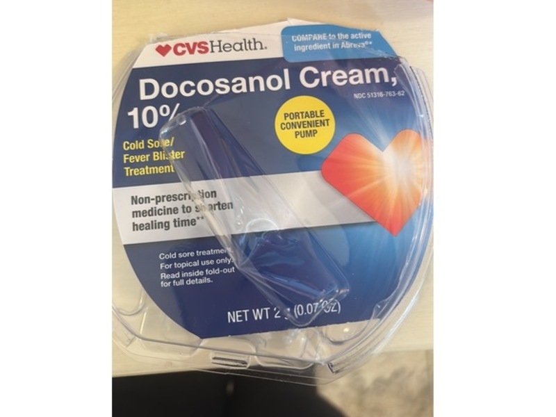 CVS Health Docosanol Cream, 0,07 oz/2 g