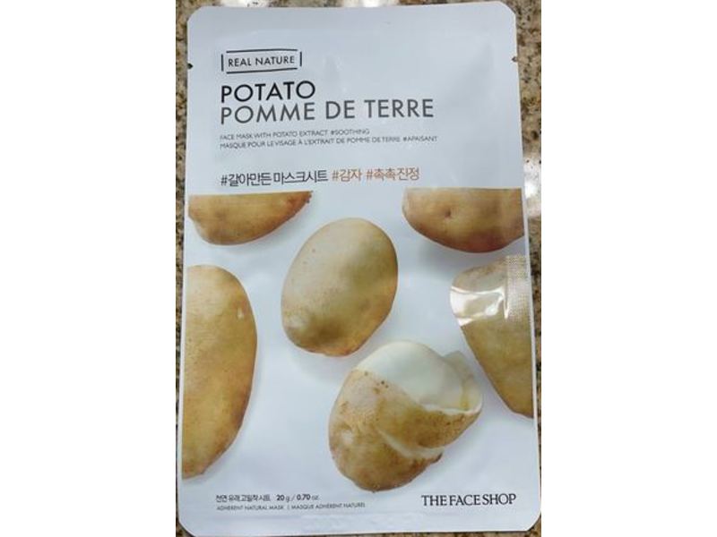 The Face Shop Real Nature Face Mask, Potato, 0.70 oz/20 g