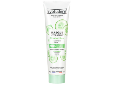 EvoLuderm Moisturizing Mask, Cucumber Refreshes Soothes, 5.3 fl oz/150 g