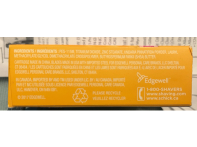 Schick Intuition F.a.b. Razor, Pack Of 3