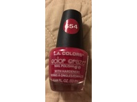 L.A. Colors Color Craze Nail Polish, 654 Hibiscus, 0.44 fl oz/13 mL - Image 3