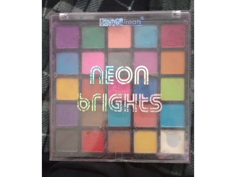 Beauty Treats Neon Brights Eyeshadow palette, 1.14 oz/32.5 g