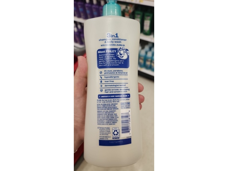 Suave Kids Purely Fun 3 In 1 Shampoo Conditioner & Body Wash, Original, 28 fl oz/828 mL