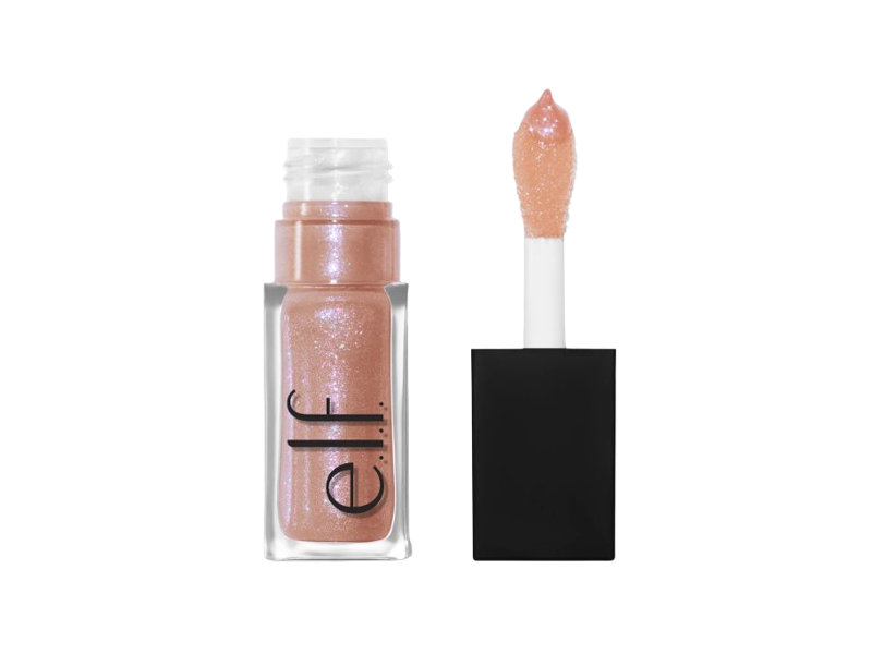 e.l.f. Cosmetics Glow Reviver Lip Oil Glimmer, Candy Coded, 0.25 fl oz/7.6 mL