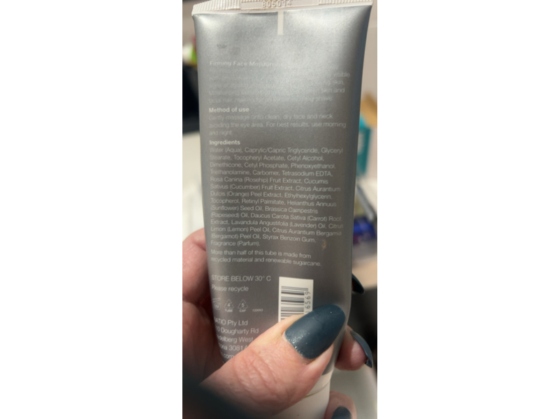 Natio Firming Face Moisturiser, 3.5 oz/100 g