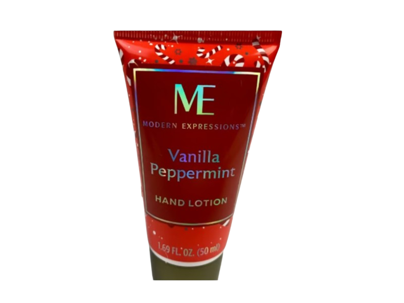 Me Hand Lotion, Vanilla & Peppermint, 1.69 fl oz/50 mL