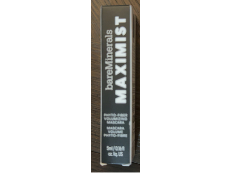 BareMinerals Maximist Phyto - Fiber Volumizing Mascara, Black, 0.16 fl oz/5 mL