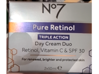 No 7 Pure Retinol Triple Action Day Cream Duo, Retinol, Vitamin C & SPF 30, 50 mL - Image 3