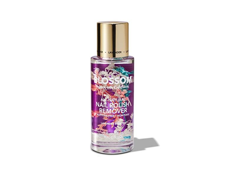 Blossom Nail Polish Remover, Lavender Scented, 2 fl oz/59 mL