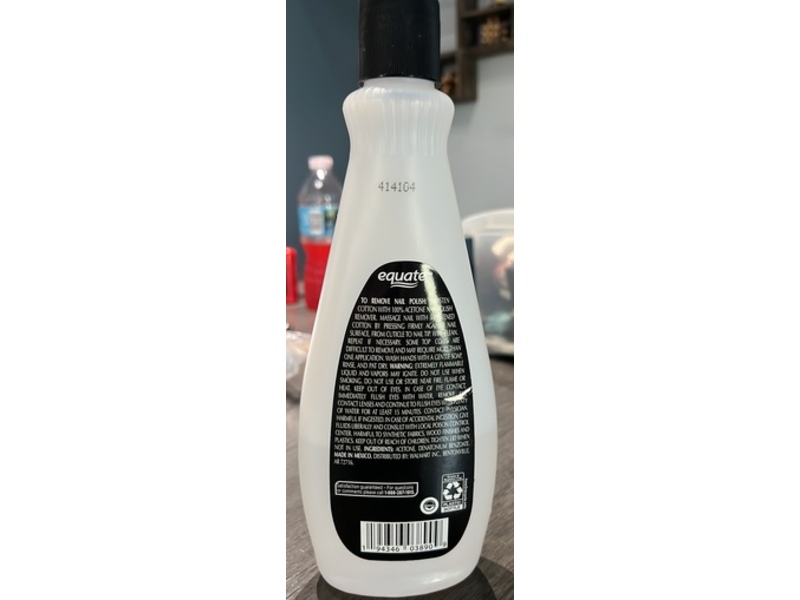 Equate Nail Polish Remover, Acetone, 10 fl oz/295 mL