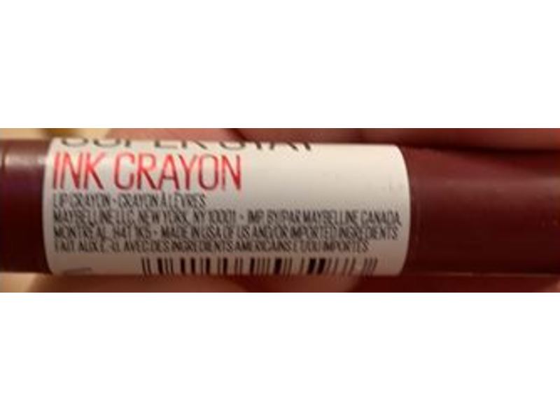 Maybelline New York Super Stay Ink Crayon Lipstick, Settle For More, 0.04 oz/1.2 g